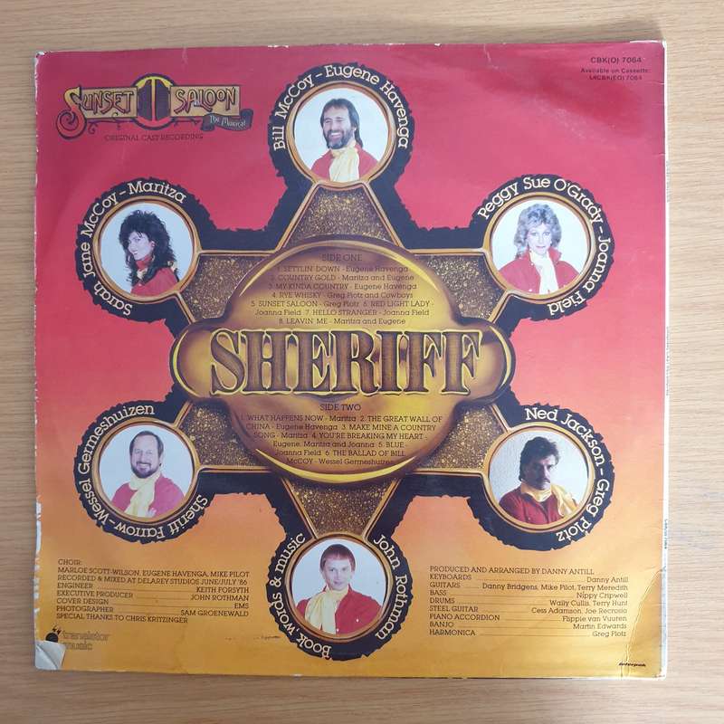 Sunset Saloon - The Musical  - Vinyl LP Record (VG)