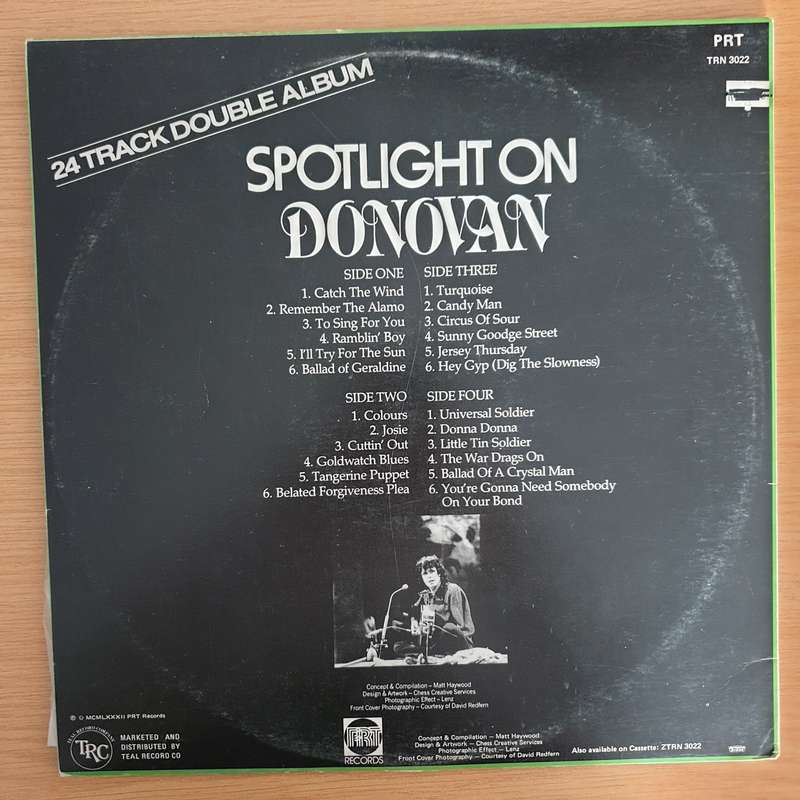 Donovan  Spotlight On Donovan -  Double Vinyl LP Record (VG+)
