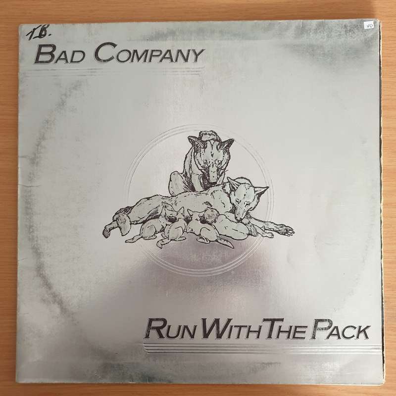 Bad Company  Run With The Pack -  Vinyl LP Record - Very-Good Quality (VG)