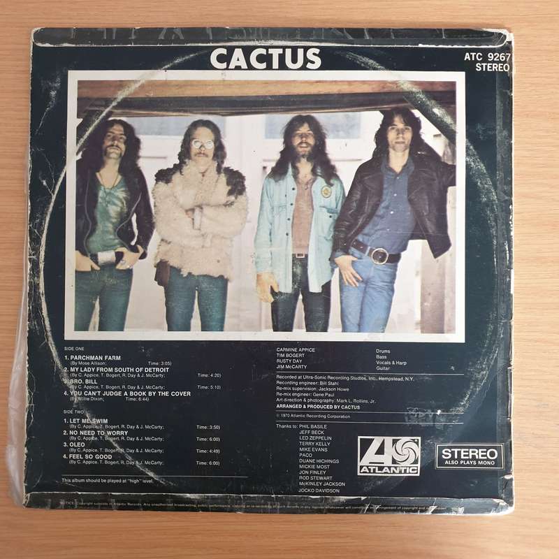 Cactus  Cactus  - Vinyl LP Record (VG)