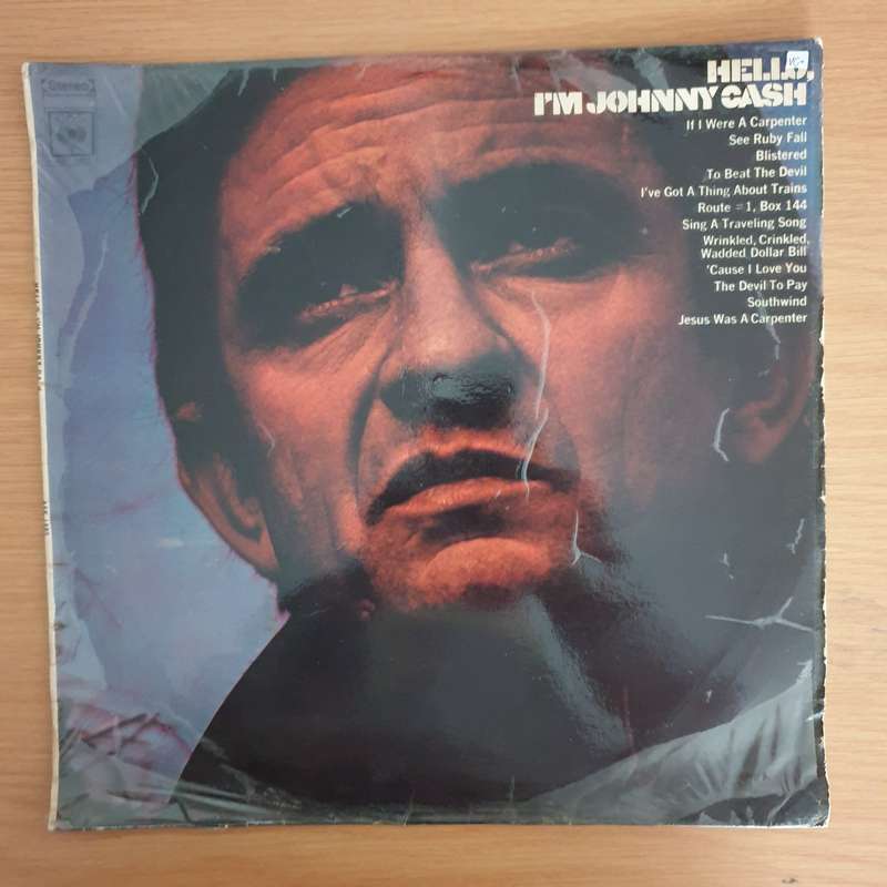 Johnny Cash  Hello, I'm Johnny Cash  - Vinyl LP Record (VG)