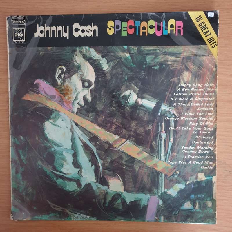 Johnny Cash  Spectacular - Vinyl LP Record  (VG-)