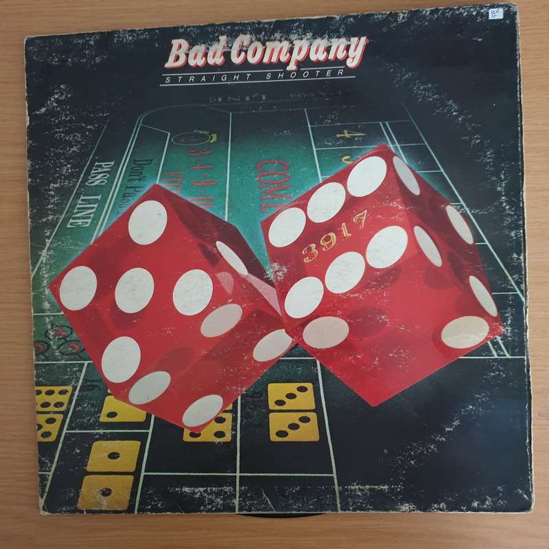 Bad Company - Straight Shooter   Vinyl LP Record  (G)