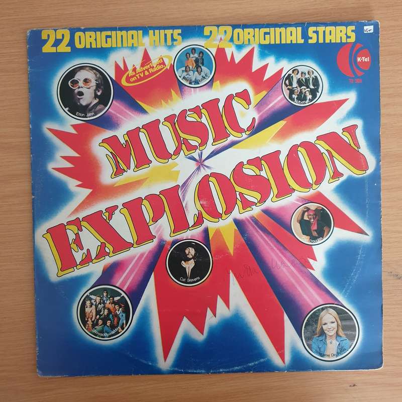 Music Explosion - 22 Original Hits  Vinyl LP Record (VG+)