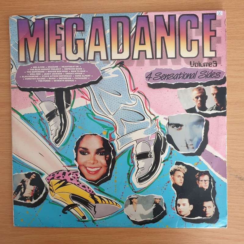 Megadance - Vol 3 -  Double Vinyl LP Record (VG)
