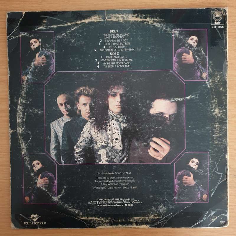 Dead Or Alive  Youthquake - Vinyl LP Record - Very-Good Quality (VG)