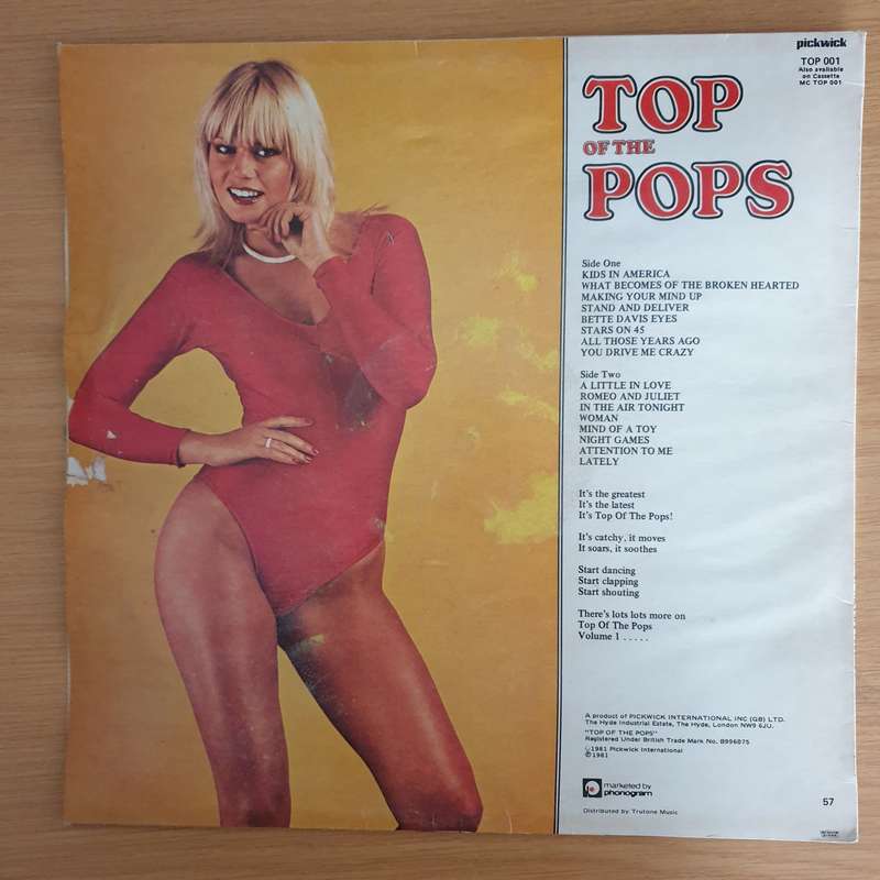 Top Of The Pops (001)   Vinyl LP Record (VG+)