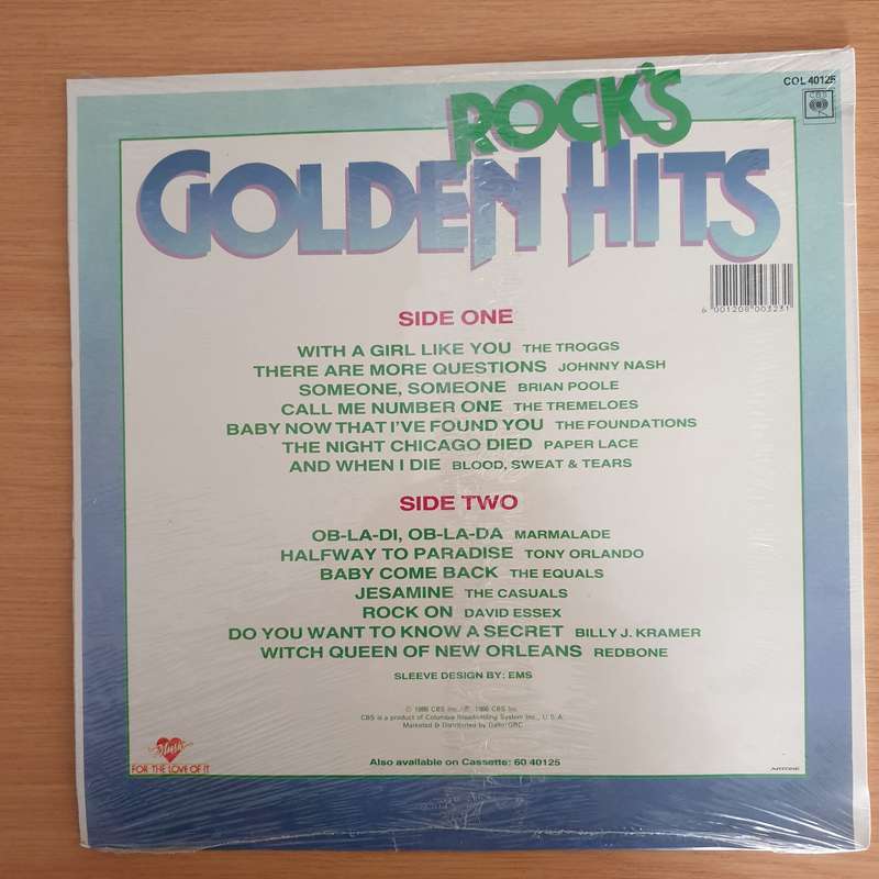 Rock's Golden Hits - Vol 3 -  Vinyl LP Record - Sealed