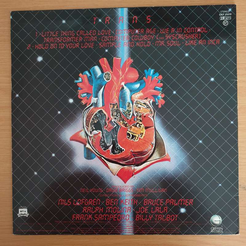 Neil Young  Trans   Vinyl LP Record (VG+)