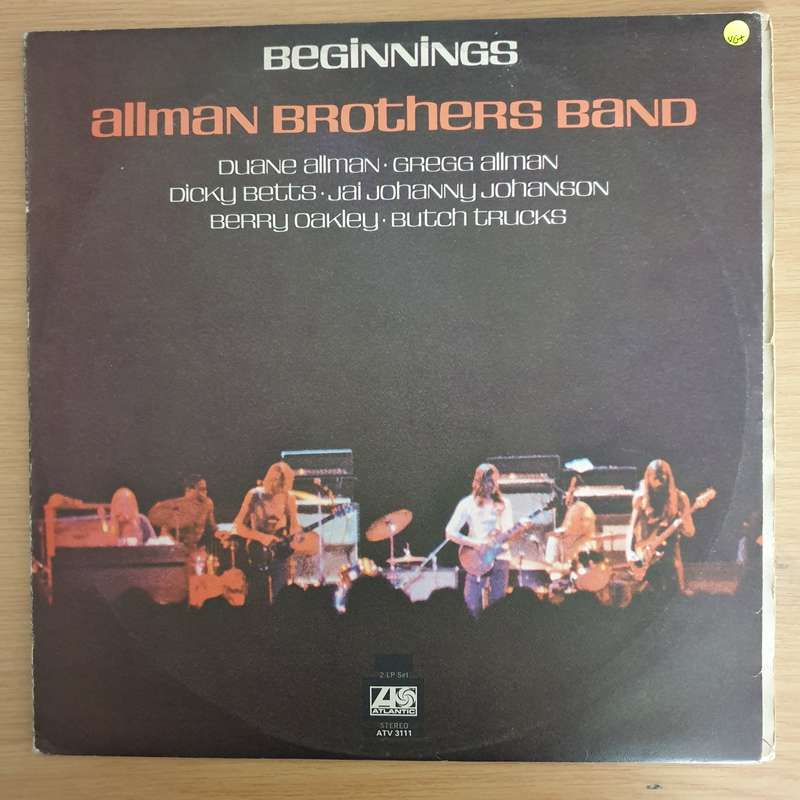 The Allman Brothers Band  Beginnings   Double Vinyl LP Record (VG+)
