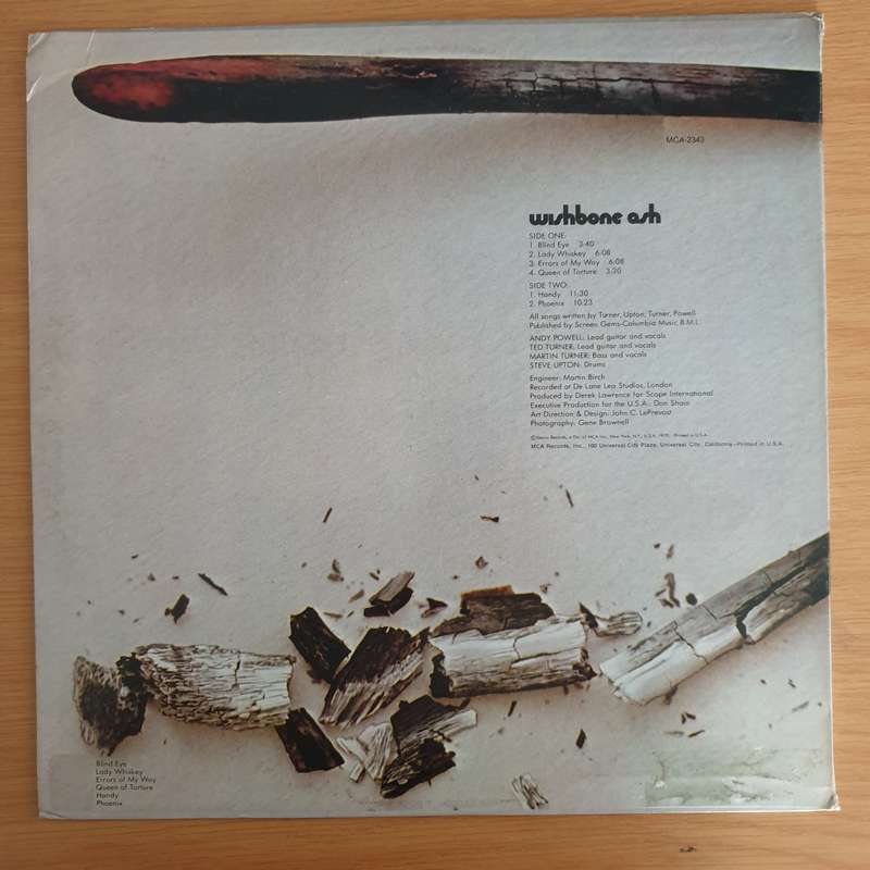 Wishbone Ash  Wishbone Ash (US) - Vinyl LP Record  (VG+)