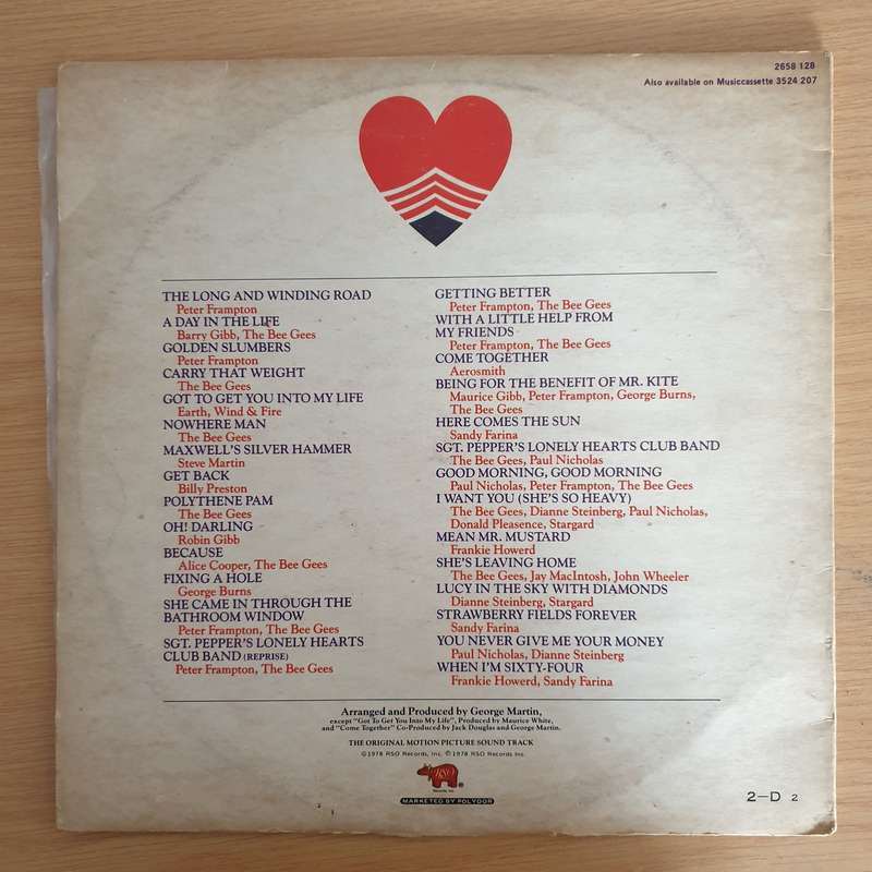 Sgt. Pepper's Lonely Hearts Club Band - Peter Frampton/ Bee Gees (Rhodesia) - Double Vinyl LP Rec...