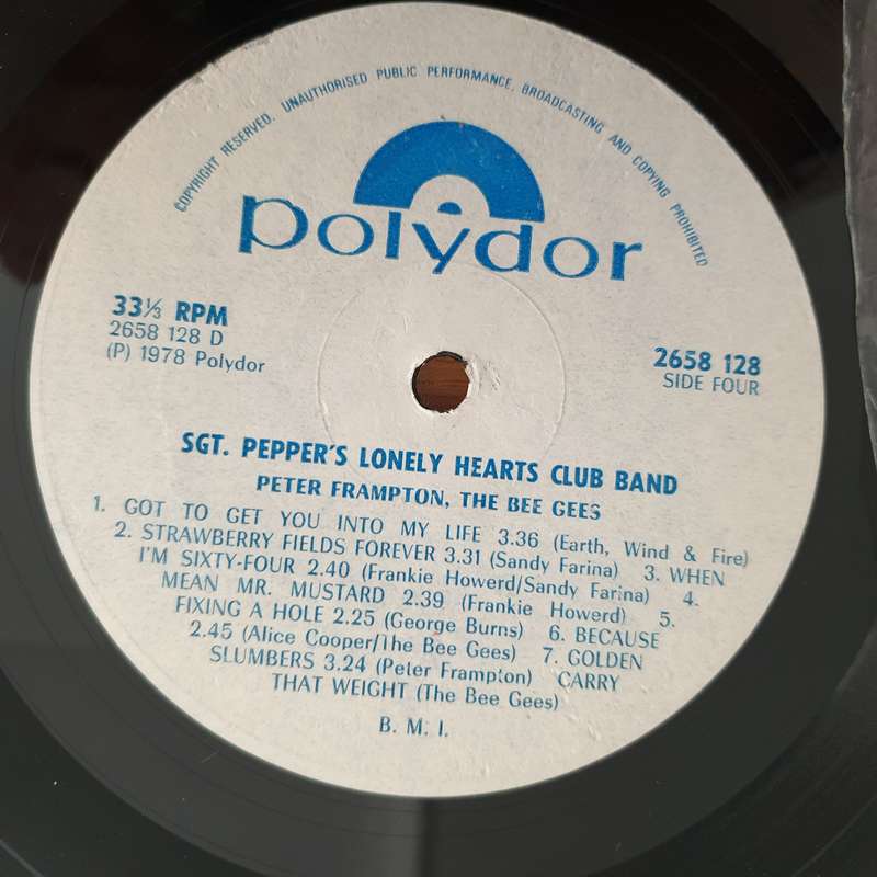 Sgt. Pepper's Lonely Hearts Club Band - Peter Frampton/ Bee Gees (Rhodesia) - Double Vinyl LP Rec...