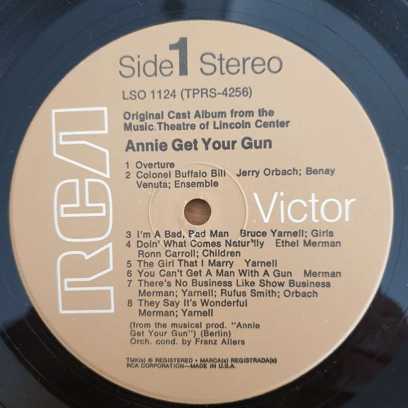 Annie Get Your Gun (An Original Cast Album  Music Theater Of Lincoln Center) - Vinyl LP Record...