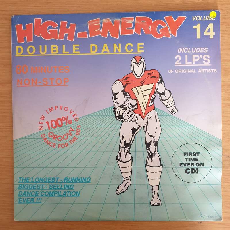 High-Energy Double-Dance Vol. 14 - Double Vinyl LP Record (VG+)