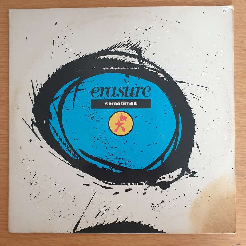 Erasure  Sometimes -  Vinyl LP Record (VG+)