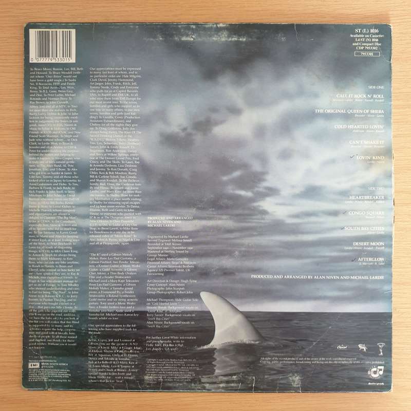 Great White  Hooked - Vinyl LP Record (VG)