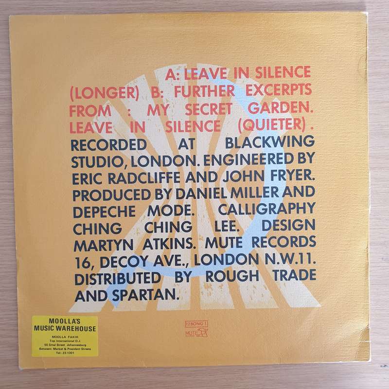 Depeche Mode  Leave In Silence - Vinyl LP Record (VG+)