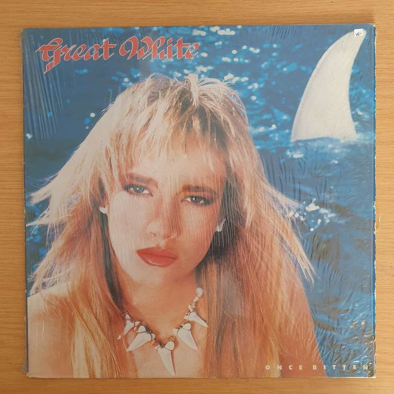 Great White  Once Bitten - Vinyl LP Record (VG)