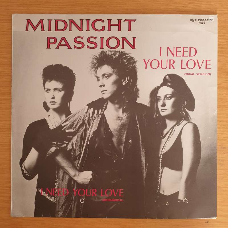 Midnight Passion  I Need Your Love (Germany)- Vinyl LP Record (VG)