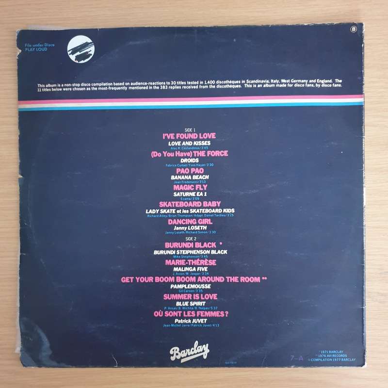 Barclay - Le Disco Album - Vinyl LP Record (VG+)