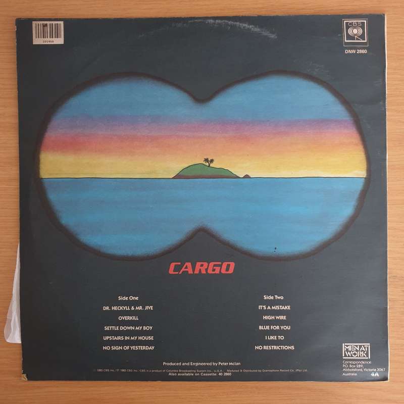 Men At Work  Cargo (Rhodesia) - Vinyl LP Record (VG+)