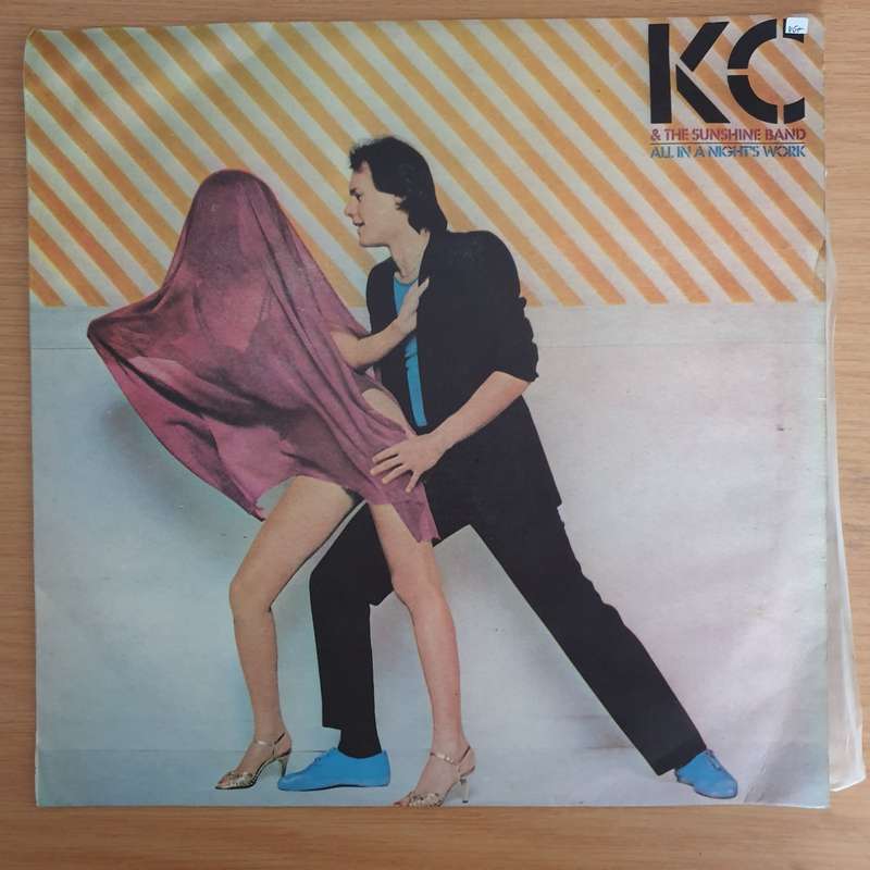 KC & The Sunshine Band  All In A Night's Work (Rhodesia/Zimbabwe) - Vinyl LP Record (VG+)