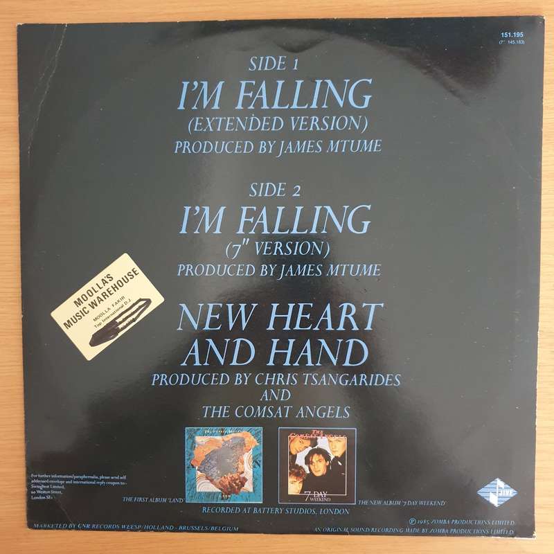 The Comsat Angels  I'm Falling - Vinyl LP Record (VG+)