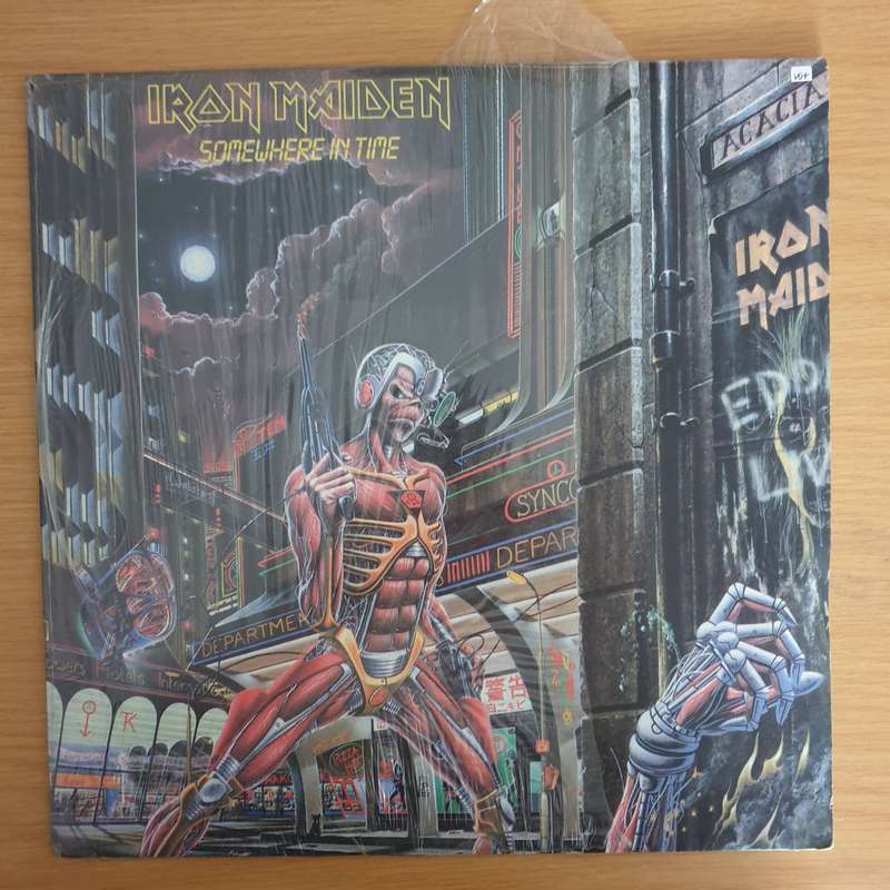 Iron Maiden  Somewhere In Time - Vinyl LP Record (VG+)