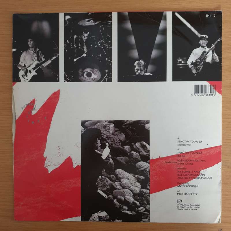 Simple Minds  Sanctify Yourself - Vinyl LP Record (VG)