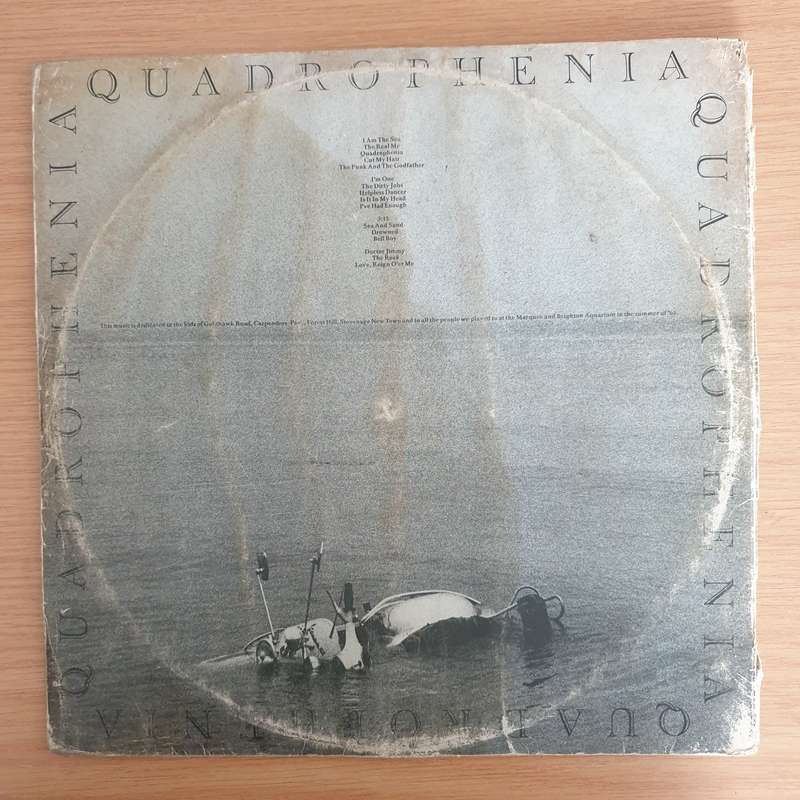 The Who  Quadrophenia (UK)   Double Vinyl LP Record  (G)