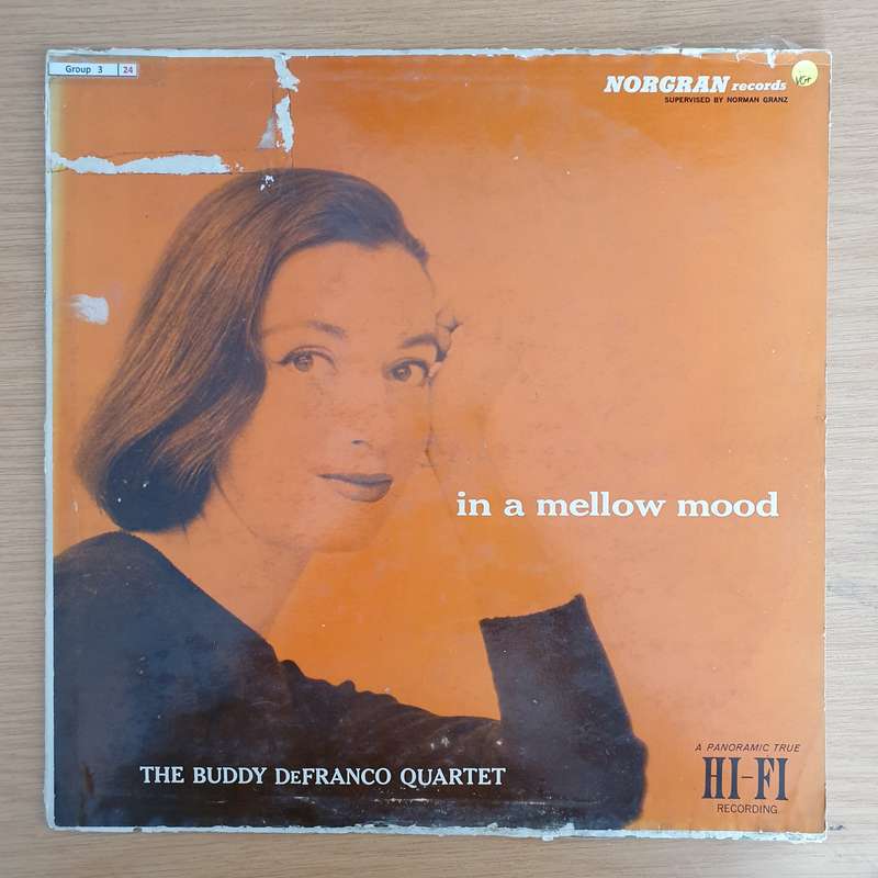 The Buddy DeFranco Quartet  In A Mellow Mood - Vinyl LP Record (VG+)