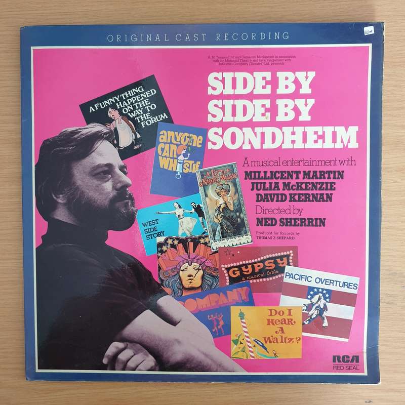 Side By Side By Sondheim - Original Cast (UK Pressing)   Double Vinyl LP Record (VG+)