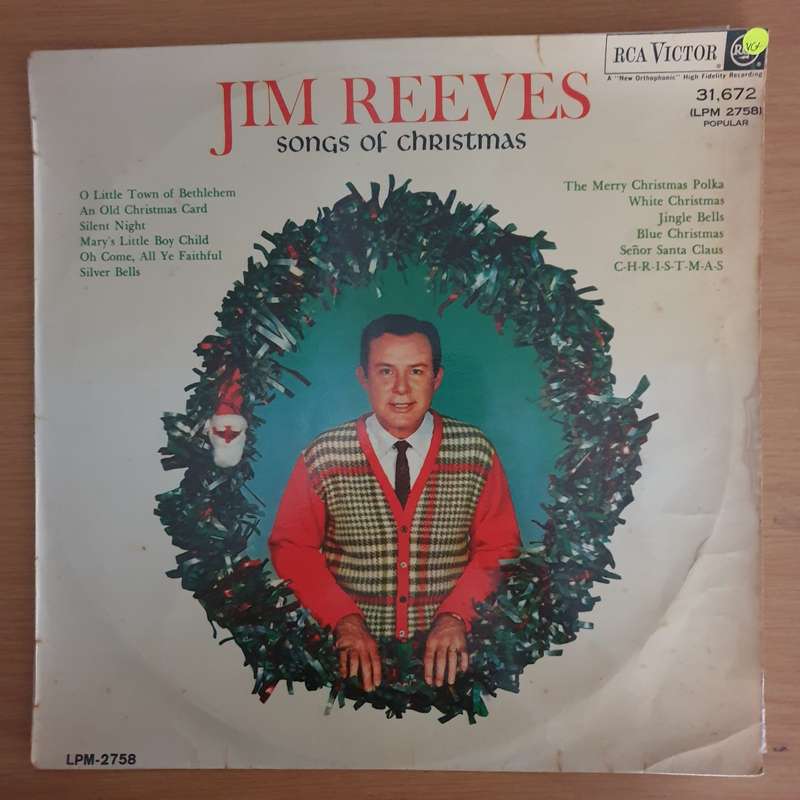 Jim Reeves  Songs Of Christmas - Vinyl LP Record (VG+)