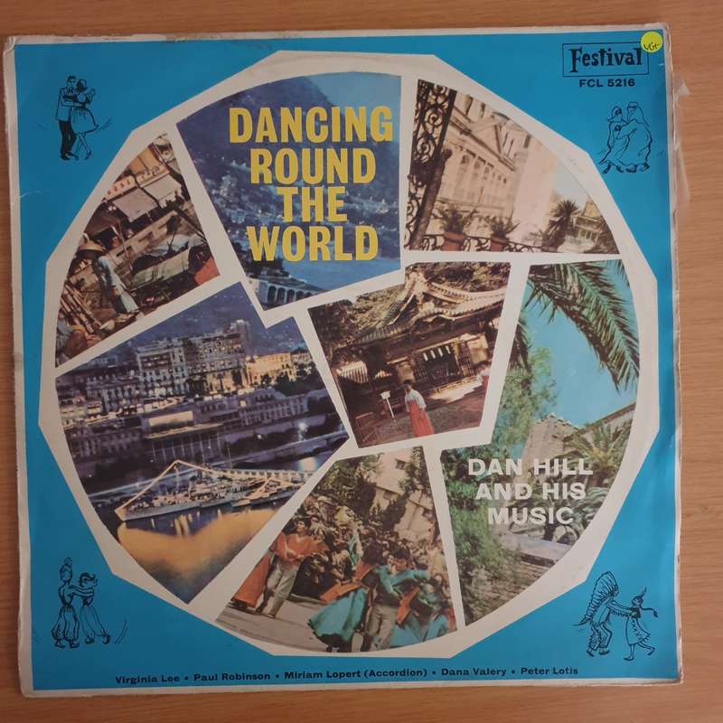 Dan Hill - Dancing Around the World (Dana Valery/Peter Lotis..) - Vinyl LP Record (VG+)