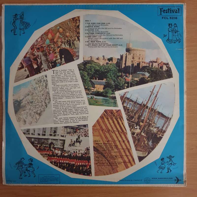 Dan Hill - Dancing Around the World (Dana Valery/Peter Lotis..) - Vinyl LP Record (VG+)