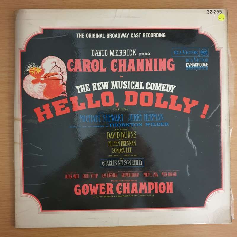 Hello Dolly  - (Original Broadway Cast Recording) - Carol Channing - Vinyl LP Record (VG+)