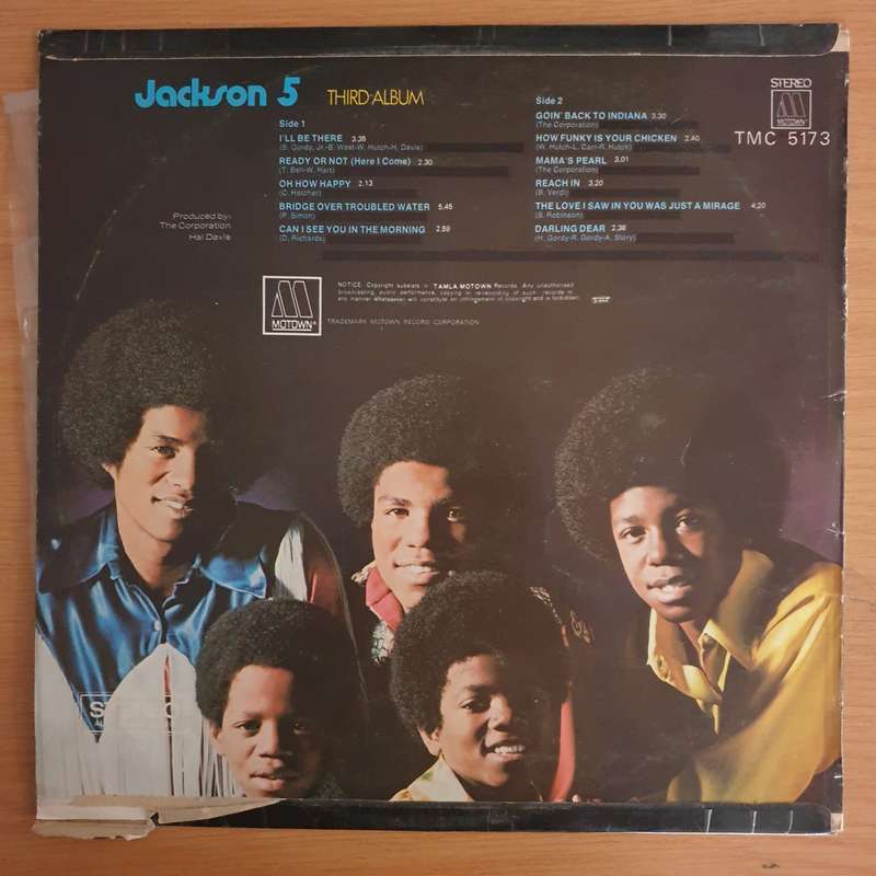 Jackson 5  Third Album - Vinyl LP Record (VG+)