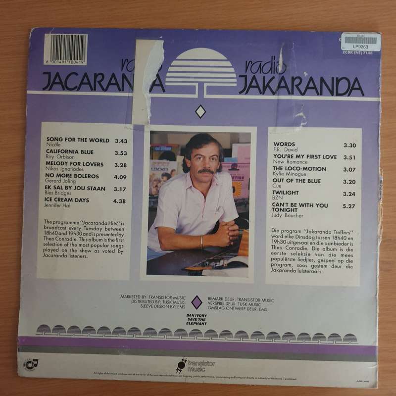 Radio Jacaranda - Hits Of The Year  - Vinyl LP Record (VG)
