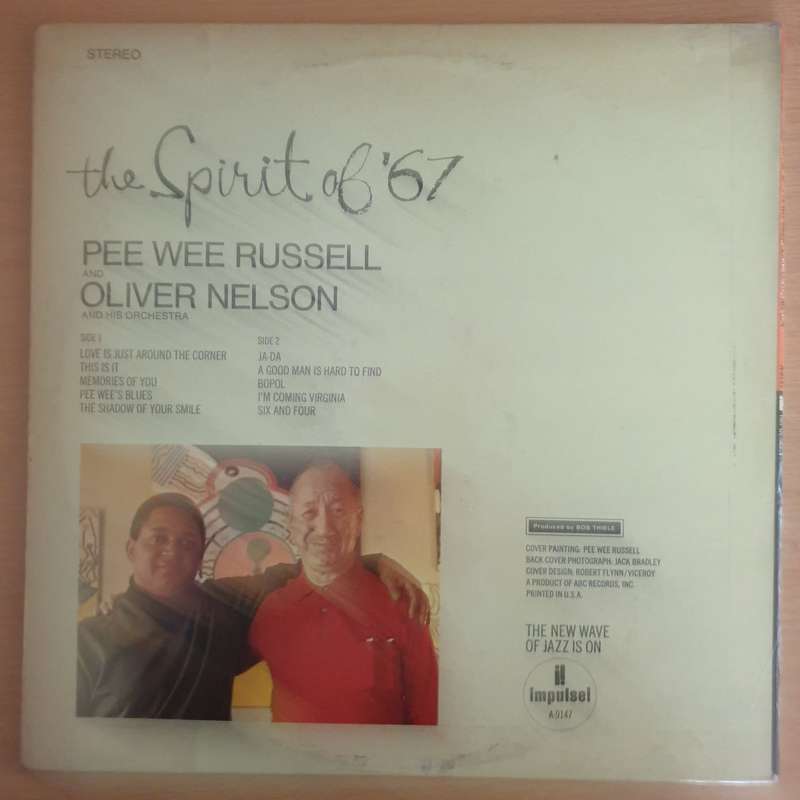 Pee Wee Russell And Oliver Nelson And His Orchestra  The Spirit Of '67 - Vinyl LP Record (VG)