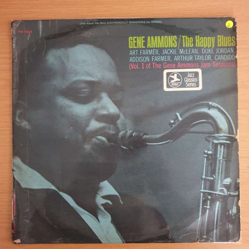 Gene Ammons  The Happy Blues (7654) - Vinyl LP Record (VG)