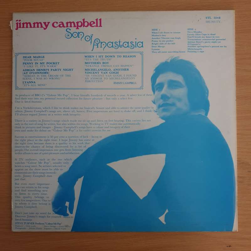 Jimmy Campbell   Son Of Anastasia - Vinyl LP Record (VG+)