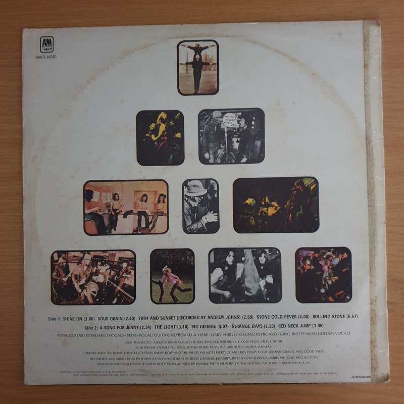 Humble Pie  Rock On - Vinyl LP Record (VG)