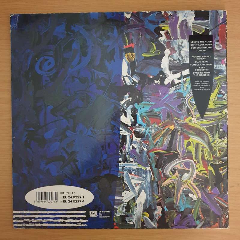 David Bowie  Tonight (UK) - Vinyl LP Record (VG+)