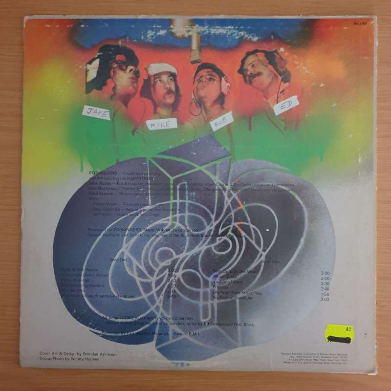Ed Sanders  Beer Cans On The Moon - Vinyl LP Record (VG+)