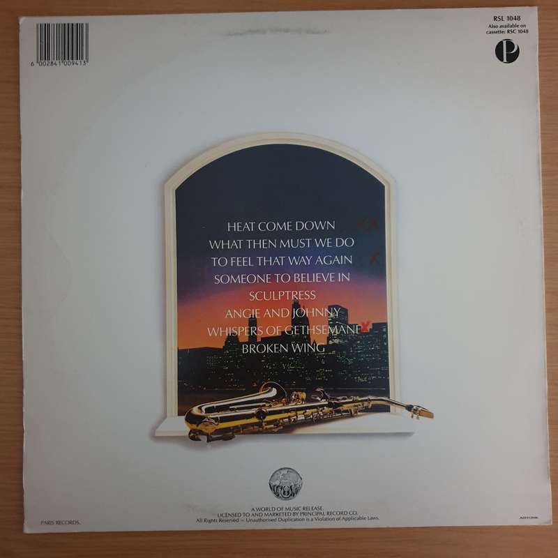 David Knopfler  Lips Against The Steel - Vinyl LP Record (VG+)