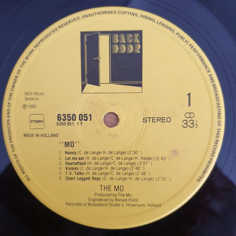 Mo  Mo (Netherlands)  - Vinyl LP Record (VG+)