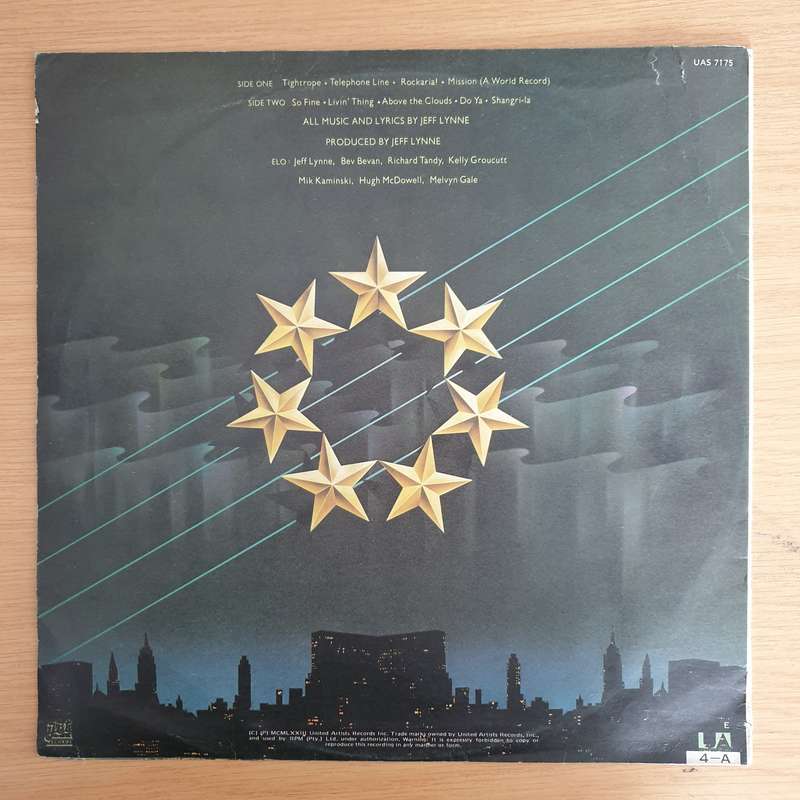 ELO - A New World Record (Rhodesia/Zimbabwe)  - Vinyl LP Record (VG+)