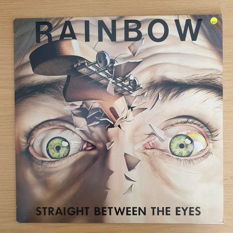 Rainbow  Straight Between The Eyes - Vinyl LP Record - Very-Good+ Quality (VG+)
