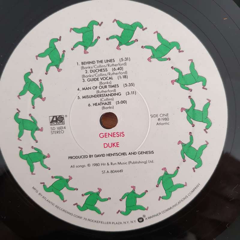 Genesis - Duke (USA) - Vinyl LP Record (VG+)